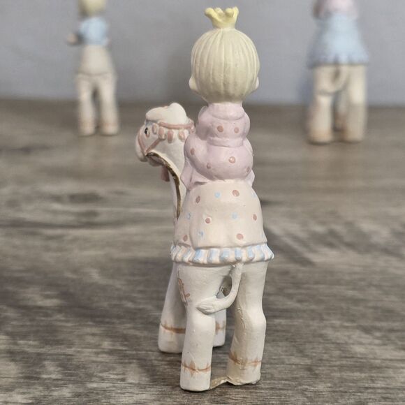 VTG Enesco Precious Moments “They Followed The Star” Miniature Pewter Magi 1990 - Picture 11 of 16